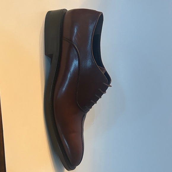 Bruno Magli Rich Brown Leather Oxfords